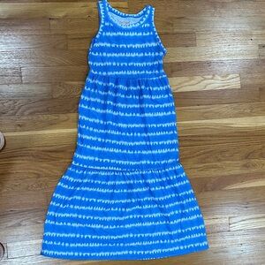 Cat & Jack Vibrant Blue Patterned Dress
